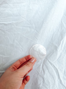 Capiz Shell Round Single Piece | White Round Shell Placecard Wedding Decor