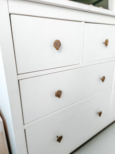 Small Brass Shell Drawer Pull Cabinet Handle Knob Conch Replacement Australia | Scandi Gold Brass Coastal Boho Nursery DIY | ONE handle
